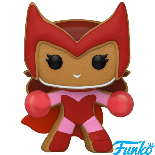 Funko POP #940 Marvel Holiday Gingerbread Scarlet Witch Figure